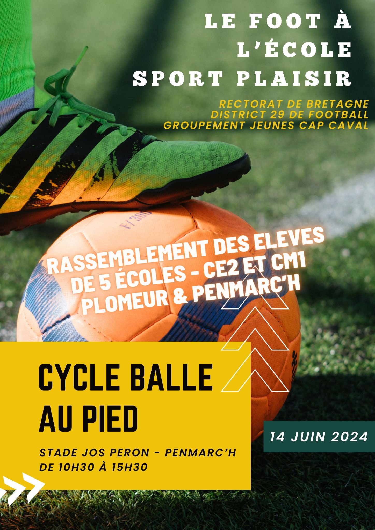 CYCLE BALLE AU PIED